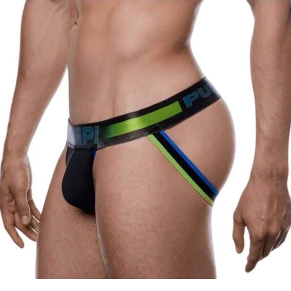 Men's Purple and Green Jockstrap Size Medium New with tags - Picture 2 of 8